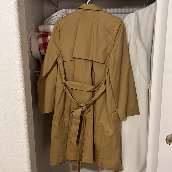 Mo-vint New York medium khaki trench NWT - Picture 5 of 6